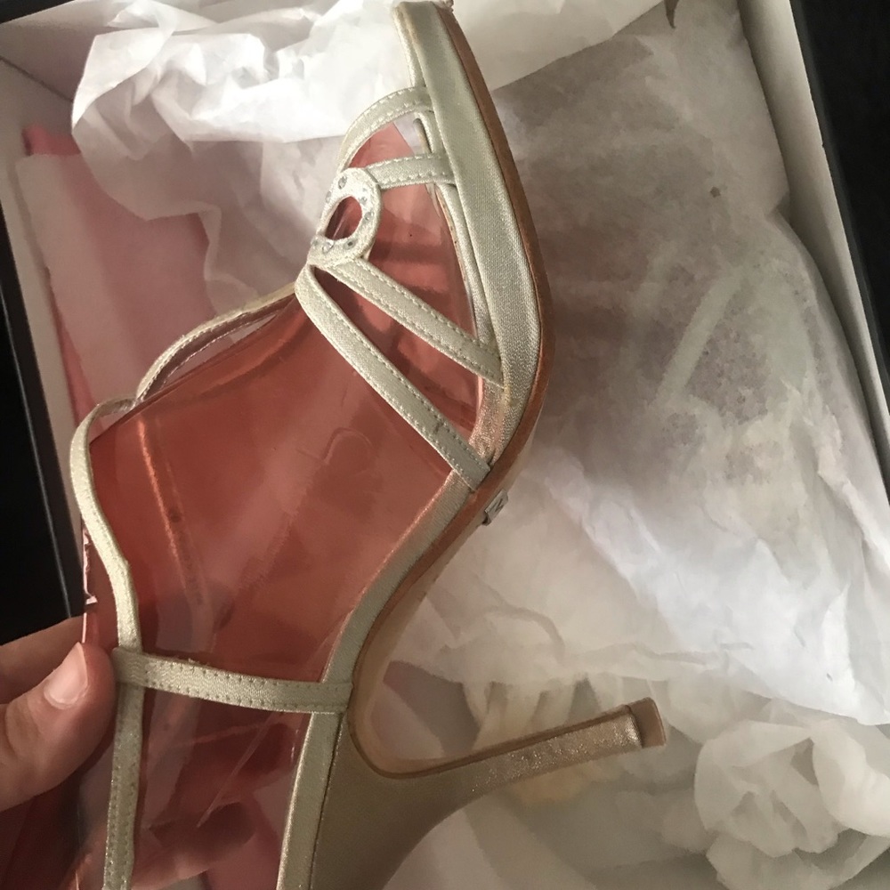 Nina silver heels